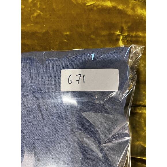 Simpson Dress Womens Large Linen Short Sleeve Tiered Button‎ Back Pockets Maxi - Picture 12 of 13